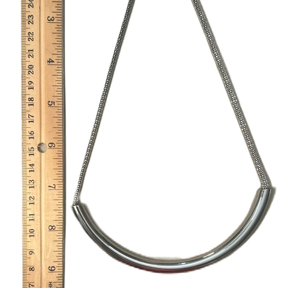 Express Silver Finish Necklace - Picture 3 of 4